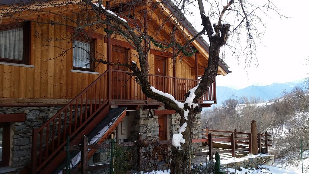 Eco Chalet Maison Dominique Шаллан-Сент-Ансельм Экстерьер фото