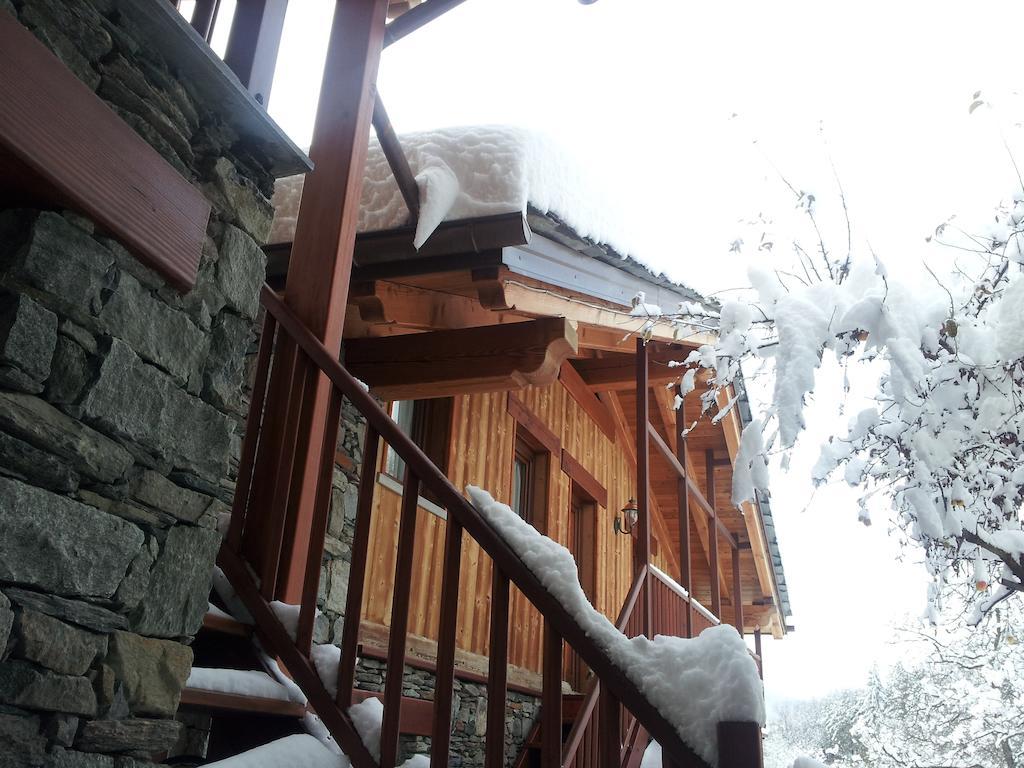 Eco Chalet Maison Dominique Шаллан-Сент-Ансельм Экстерьер фото
