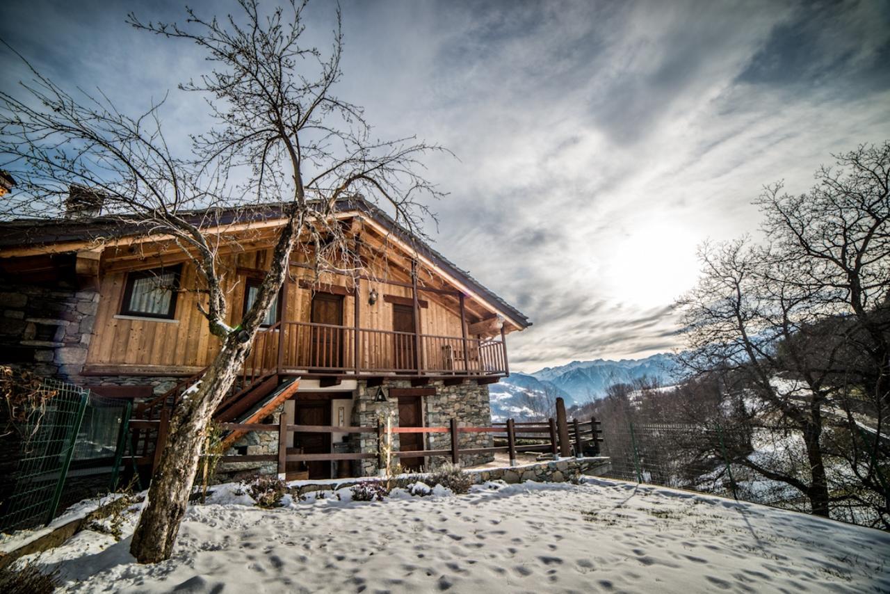 Eco Chalet Maison Dominique Шаллан-Сент-Ансельм Экстерьер фото